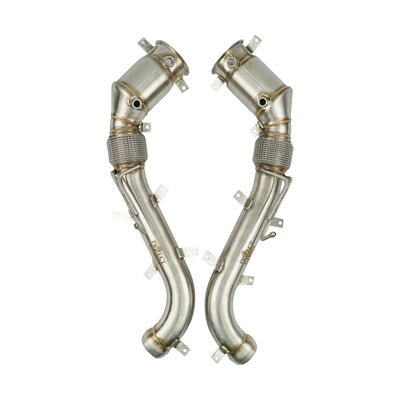 Project Gamma | Mclaren 600LT 650S Stainless Steel Downpipes