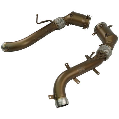 Project Gamma | Mclaren 600LT 650S Stainless Steel Downpipes