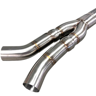 MAD BMW G87 M2 S58 Non-Resonated Single Midpipe (Brace Included)