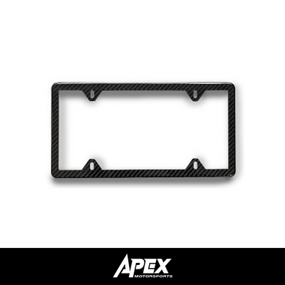 Carbon Fiber License Plate Cover v2