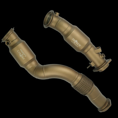 Project Gamma | BMW M2 | M3 | M4 (G80/G82/G87) Catted Downpipes 200 Cell