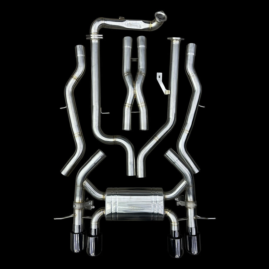 Project Gamma | BMW M2 (G87) Equal Length Catback Stainless Steel Exhaust System Project Gamma | BMW M2 (G87) Equal Length Catback Stainless Steel Exhaust System
