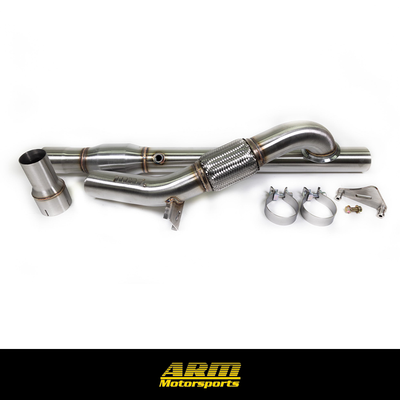 VW MK6/6.5 JETTA GLI 3" CATTED DOWNPIPE - V-BAND