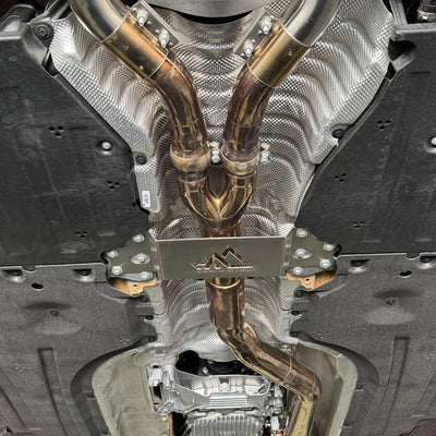 MAD BMW G87 M2 S58 Resonated Single Midpipe (Brace Included)