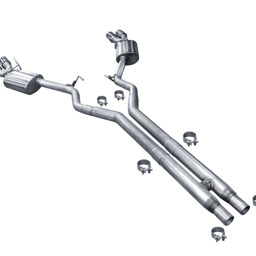 6 Gen Mustang Quad Tip Catbacl