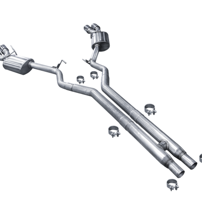 6 Gen Mustang Quad Tip Catbacl