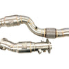 MAD BMW M2C M3 M4 S58 Resonated Downpipes W/ Flex Section