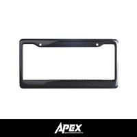 Carbon Fiber License Plate Cover v1