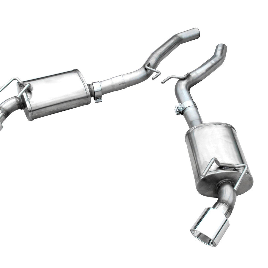 Camaro V8 2010 Up 3In X 3In Axle Back Muffler With Polished S S Tips Cut To Fit To Factory System