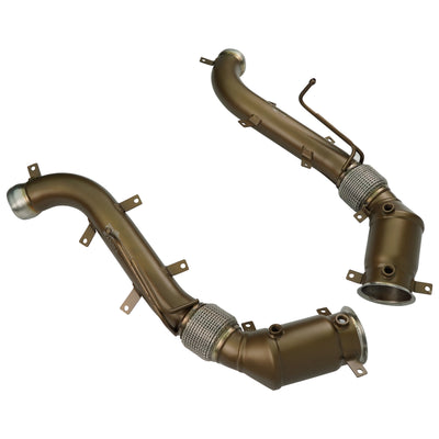 Project Gamma | Mclaren 600LT 650S Stainless Steel Downpipes