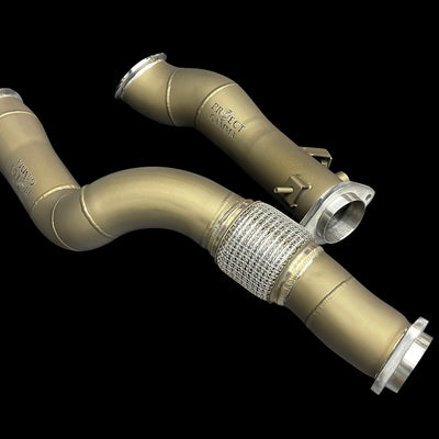 Project Gamma | BMW M2 | M3 | M4 (G80/G82/G87) Stainless Steel Downpipes