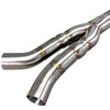 MAD BMW G87 M2 S58 Non-Resonated Single Midpipe (Brace Included)