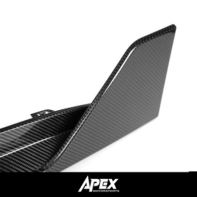 MP Style Carbon Fiber Rear Canard Splitters - BMW G80 M3 & G82/G83 M4