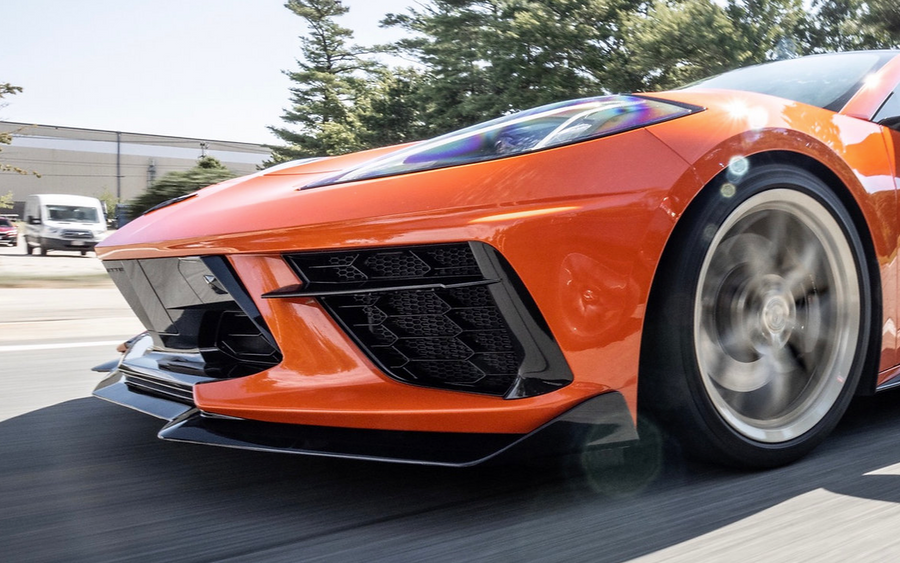 C8 Stingray Corvette 2020 - 2026 HEXAGON ABS Plastic Radiator Grille Screens