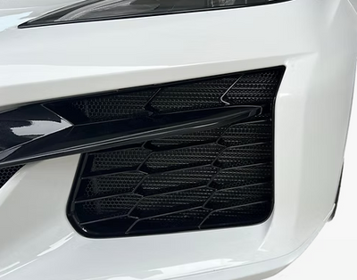 C8 Z06, ZR-1, E-Ray Corvette 2023 - 26 ALUMINUM HEXAGON Radiator Grille Screens