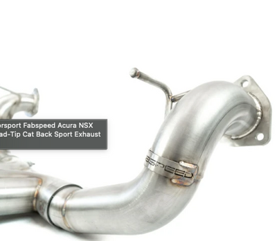 Fabspeed Acura NSX TT / Type S Quad-Tip Cat Back Sport Exhaust (2017-2022)