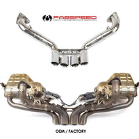 Fabspeed Acura NSX TT / Type S Maxflo Cat Back Exhaust (2017-2022)