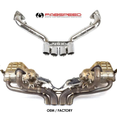 Fabspeed Acura NSX TT / Type S Maxflo Cat Back Exhaust (2017-2022)