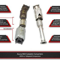 Fabspeed Acura NSX TT / Type S Sport Catalytic Converters (2017-2022)