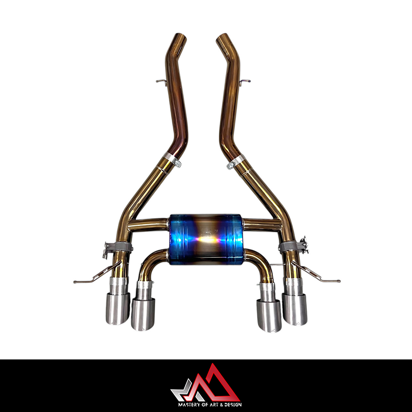 MAD BMW M3 M4 S58 G80 G82 Axle Back Titanium