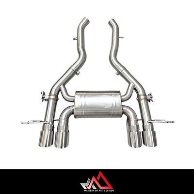 MAD BMW M2 G87 S58 Axle Back Exhaust