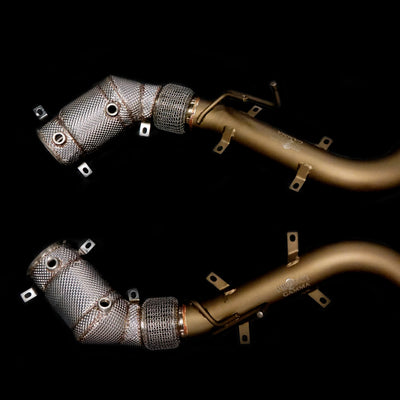 Project Gamma | Mclaren 600LT 650S Stainless Steel Downpipes