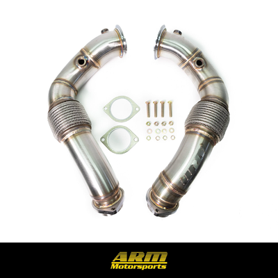 BMW F10 550i N63 Downpipes (2-Bolt Flange)