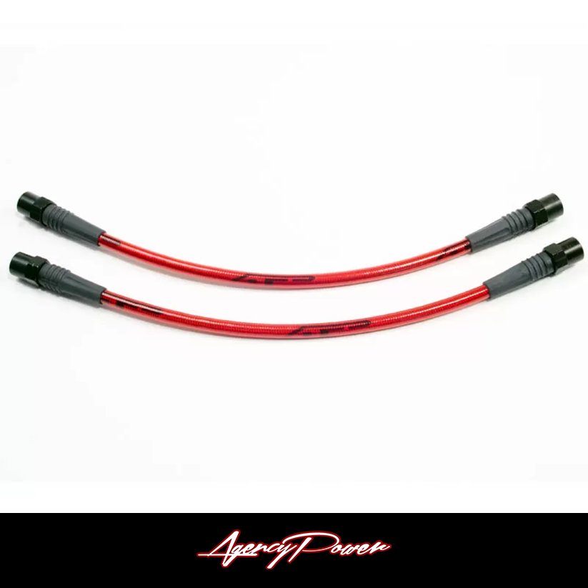 Agency Power Front Steel Braided Brake Lines Porsche 986 | 987 | 996 | 997 CLEARANCE