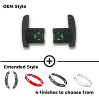 Zen Series  Carbon Fiber  S550 Ford Mustang Carbon Fiber Magnetic Paddle Shifters