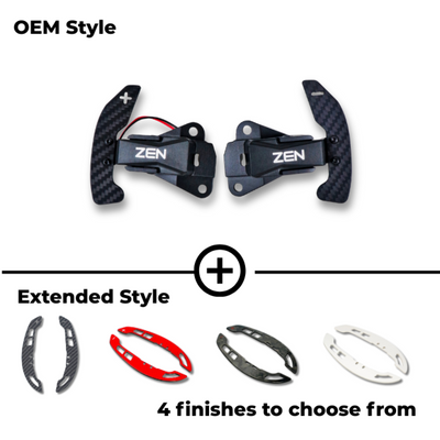 Zen Series Carbon Fiber Magnetic Paddle Shifters For 2017 Subaru Brz Toyota 86 Gr86