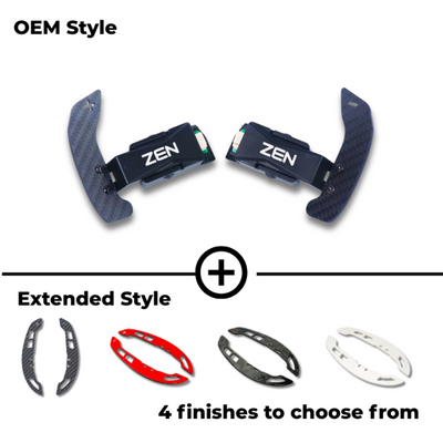 Zen Series Carbon Fiber Magnetic Paddle Shifters For 2018 2024 8Th Gen Toyota Camry