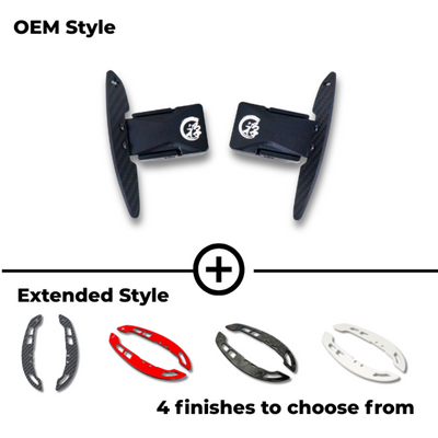 Zen Series Carbon Fiber Magnetic Paddle Shifters For 2019 Hyundai Veloster Elantra Kona I30 N
